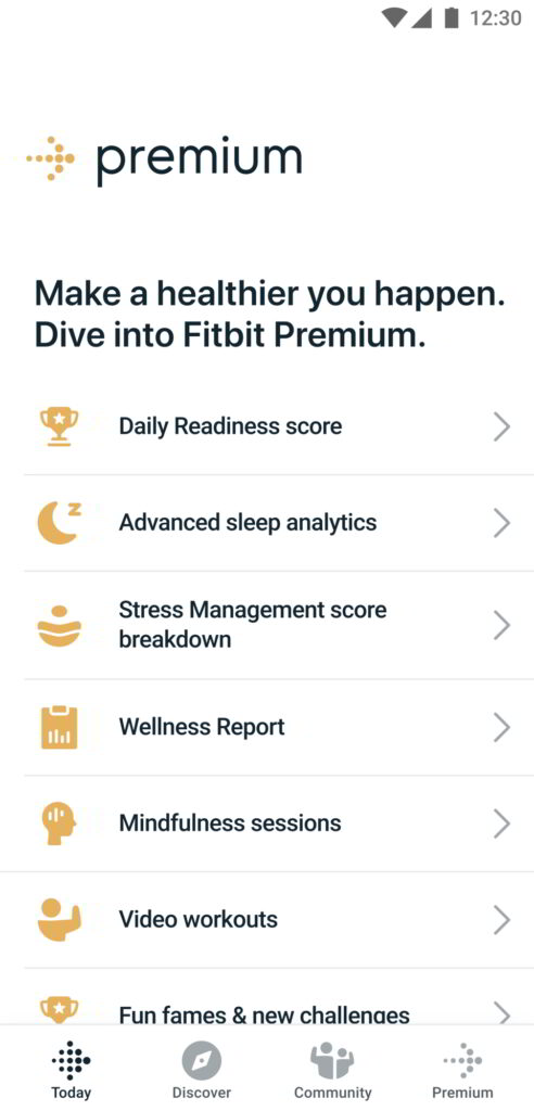 Fitbit Premium