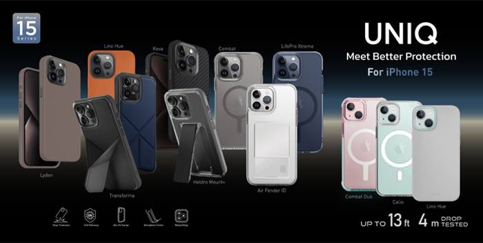 RTB Introduces Shockproof Cases for the New iPhone 15