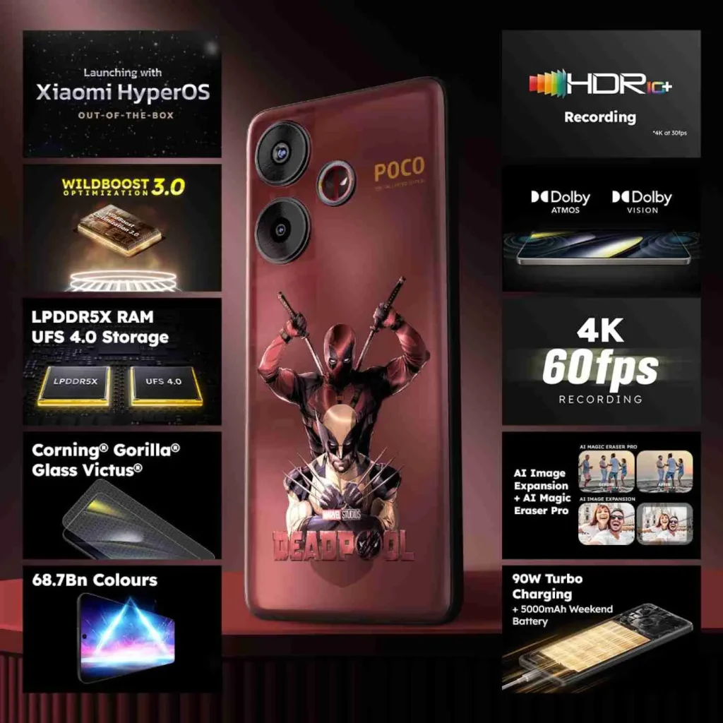 POCO F6 Deadpool Limited Edition