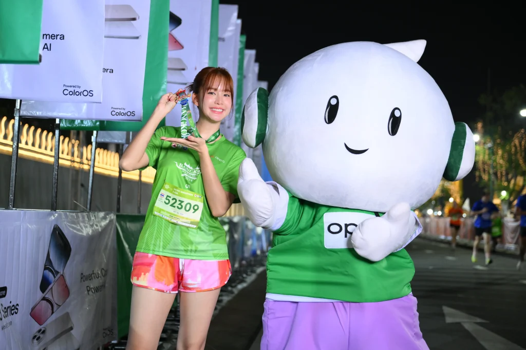 OPPO joins forces with Bangkok Marathon 2024 to inspire.